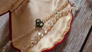 Collana vintage cristalli Aurora Boreale anni ’50