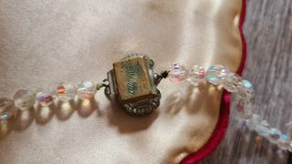 Collana vintage cristalli Aurora Boreale anni ’50