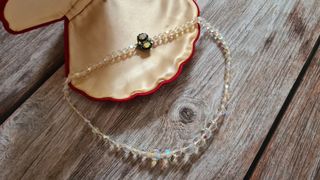 Collana vintage cristalli Aurora Boreale anni ’50