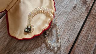 Collana vintage cristalli Aurora Boreale anni ’50