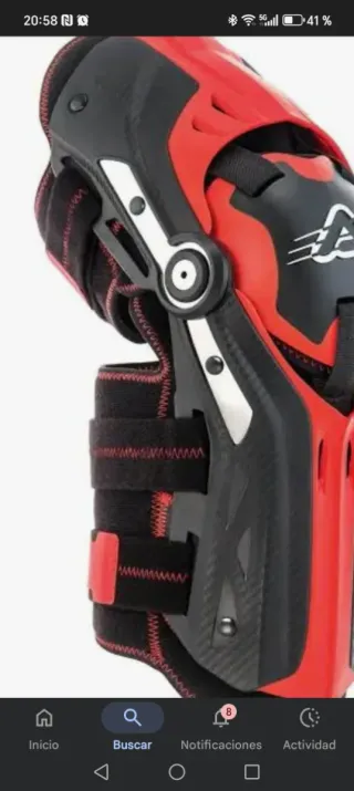 Rodilleras acerbis gorilla knee guard
