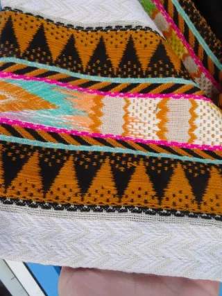 Chaqueta Étnica estampada Tribal Multicolor