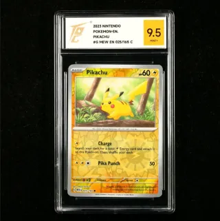 Carta Pokémon Pikachu 9.5 MINT+
