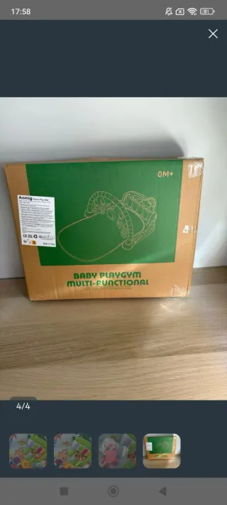 Gimnasio para bebé con piano