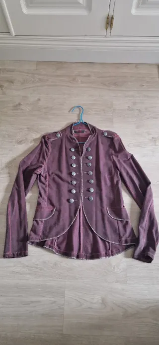 Chaqueta militar Kuk morada T.XL