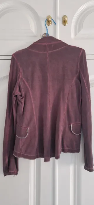 Chaqueta militar Kuk morada T.XL