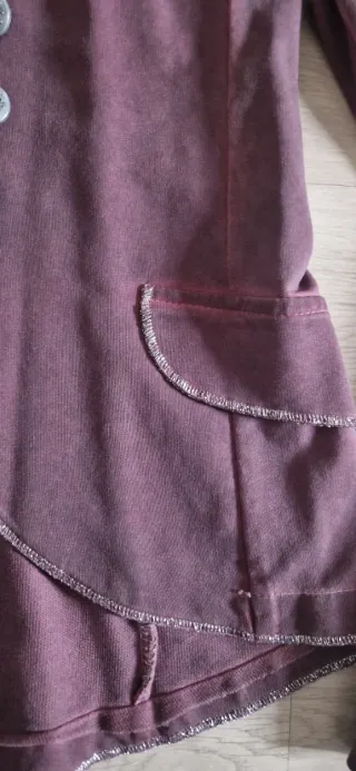 Chaqueta militar Kuk morada T.XL