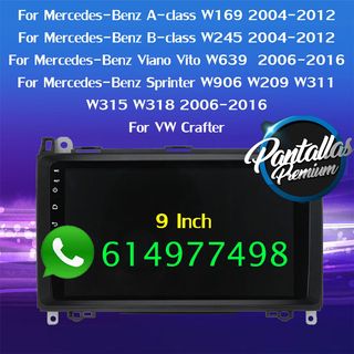 Radio CARPLAY Mercedes Benz Vito W639 W169 W245