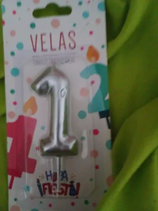 Vela número 1 Plata
