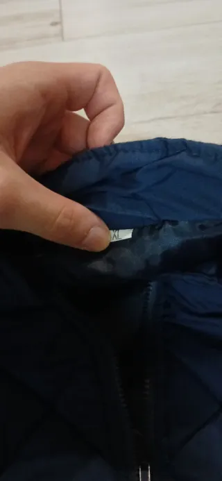 Chaleco acolchado azul