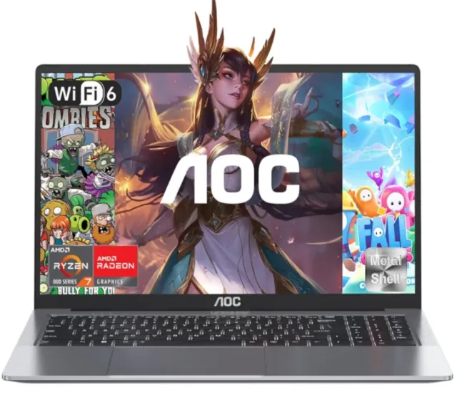 Portátil Gamer AOC Ryzen 7 5700U