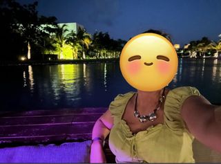 Vestido midi verde de botones