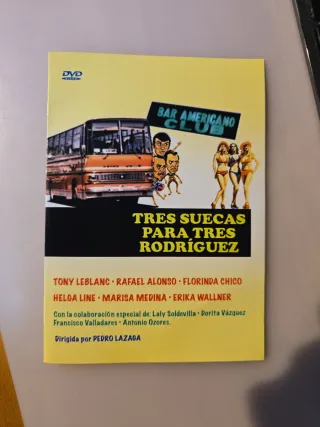 DVD Tres Suecas para Tres Rodriguez