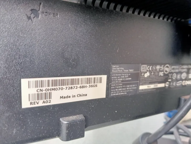 Pantalla, Teclado y Ratón Dell Negro afbeelding 5