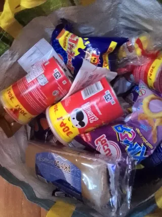 Bolsas de picoteo variadas