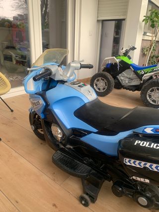 Moto Policía Infantil Eléctrica