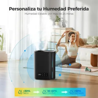 Humidificador Negro