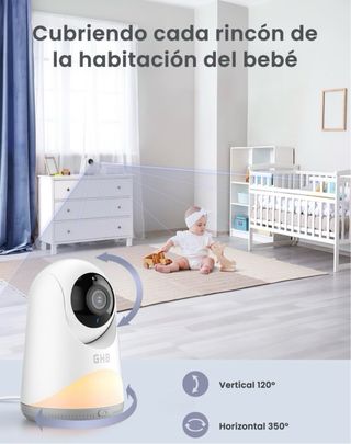 GHB VB807 Vigilabebés 5 HD 720P 350°