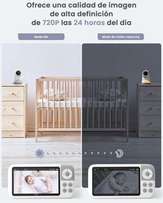 GHB VB807 Vigilabebés 5 HD 720P 350°