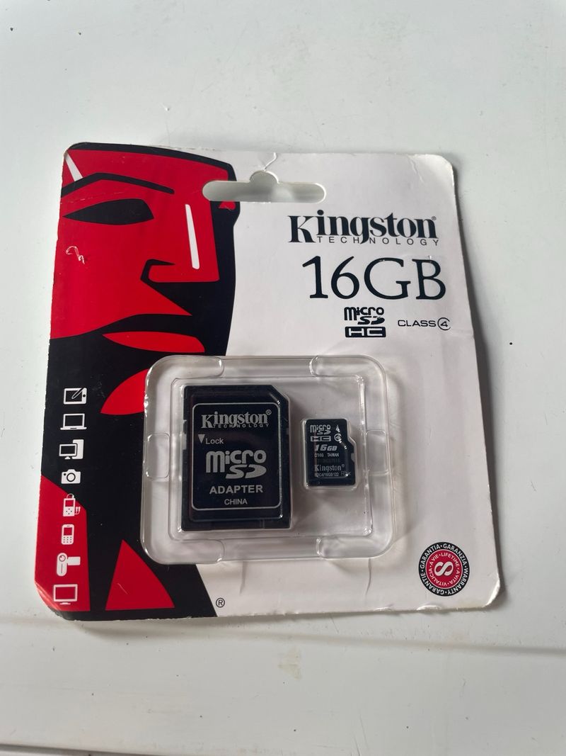 Tarjeta Micro SD Kingston 16GB con Adaptador