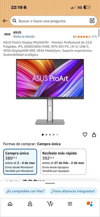 Monitor ASUS ProArt PA24ACRV 23.8 QHD