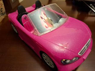 Coche Barbie Rosa Brillante