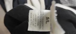 Salopette Ciclismo Uomo Nero/Bianco