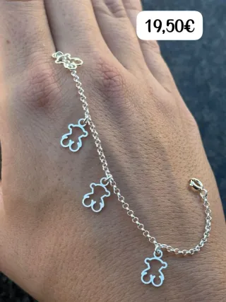 Pulsera Tous Oso Plata