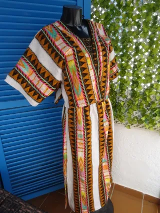 Falda Larga Estampado Étnico Tribal