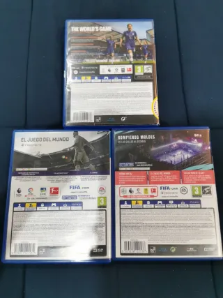 Pack 3 Juegos FIFA PS4: 18, 20 y 23