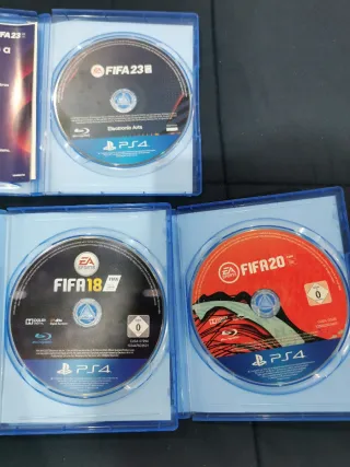 Pack 3 Juegos FIFA PS4: 18, 20 y 23