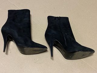 Polacchini/Stivaletti vintage camoscio n.37