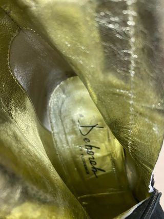 Polacchini/Stivaletti vintage camoscio n.37