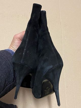 Polacchini/Stivaletti vintage camoscio n.37