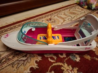 Barco Barbie Rosa y Blanco