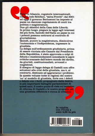 DS-l'Ulivo del Senato: LA NOSTRA IDEA DI GIUSTIZIA