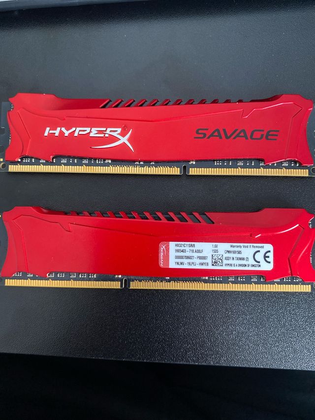 2x 8GB DDR3 HyperX Savage RAM