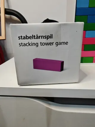 Juego de torre apilable de colores