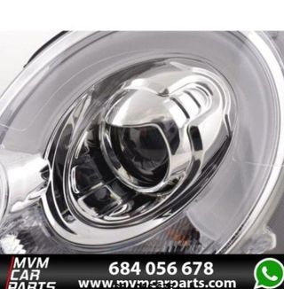 Faros Luz Diurna Mini One/Cooper 06-10 Cromo