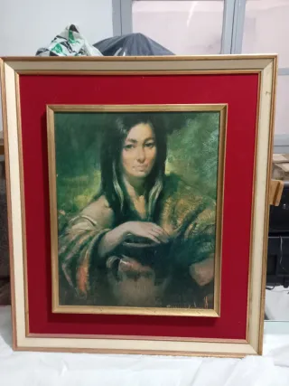 Cuadro mujer retrato