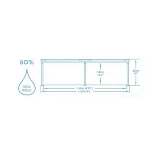 Piscina Desmontable Infantil 1,52m x 38cm