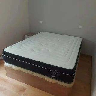 Camas canapé, somieres + patas, colchon y canape