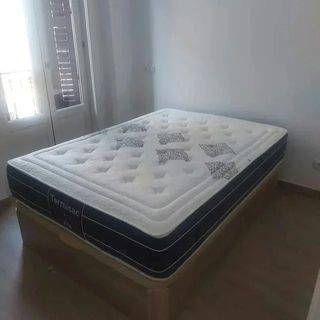 Camas canapé, somieres + patas, colchon y canape