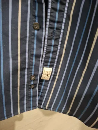 Camisa Thomas Burberry Rayas Azul Blanco