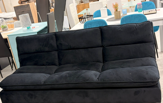 Sofá Cama Negro Terciopelo