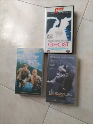 Lote 3 Películas VHS: Ghost, El Guardaespaldas, 6