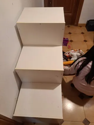 Mueble de madera ikea blanco 20€ cada muebles