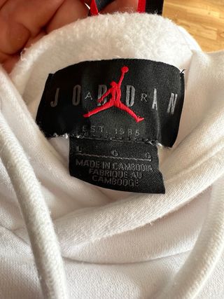 Sudadera Paris Saint Germain Jordan Blanca