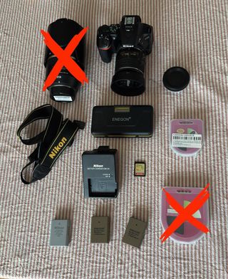 Nikon D5500 + Lente 18-55mm + Accesorios