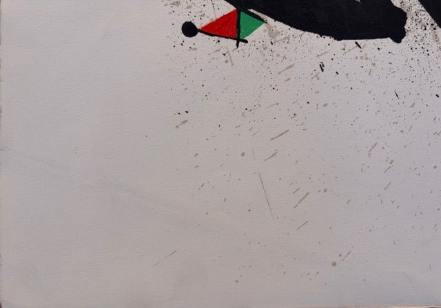 Litografía firmada en plancha Joan Miró 1893-1983